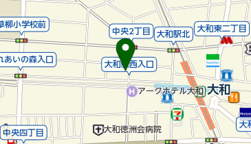 やまと中央薬局の地図画像