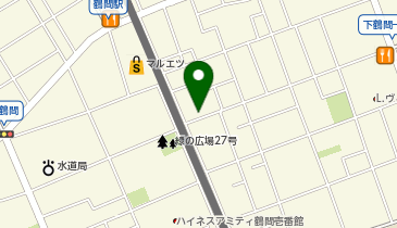 つるま湯の地図画像