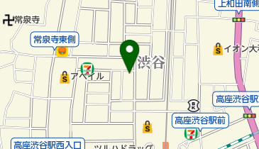 リサイクルバザーショップの地図画像