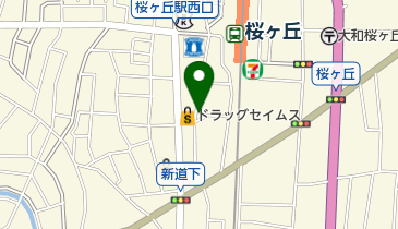 フクシ理容室の地図画像