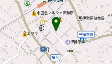 シーボン.フェイシャリストサロン伊勢原店の地図画像