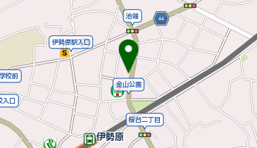 伊勢原のミシンやの地図画像