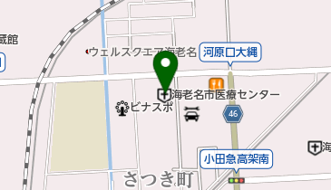 海老名市医師会訪問看護ステーションの地図画像