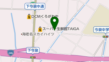 蛭間提灯店の地図画像