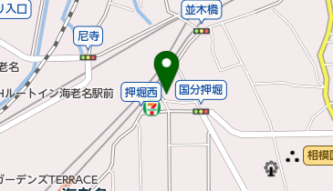 海老名の地図画像