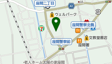 協栄スイミングクラブ座間の地図画像