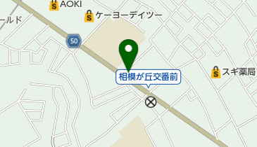 上原金物店の地図画像