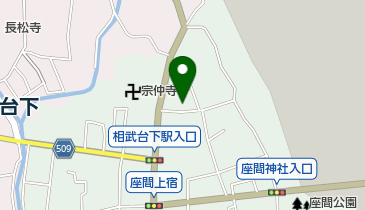 波多野電気針整体院の地図画像