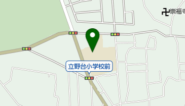 座間市役所 立野台児童ホームの地図画像