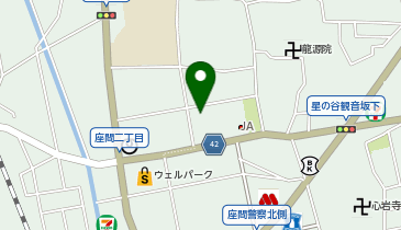 座間市役所 西出張所の地図画像