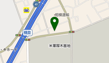 全駐留軍労働組合厚木支部の地図画像