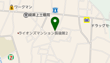 内田理容店の地図画像