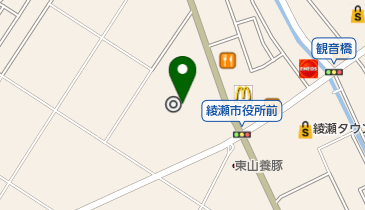 レストラン東山の地図画像