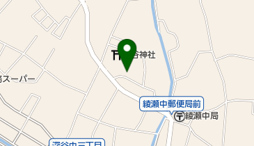 綾瀬市役所 中村地区センターの地図画像