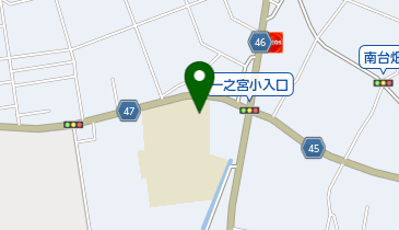 一之宮小学校区わんぱくクラブの地図画像