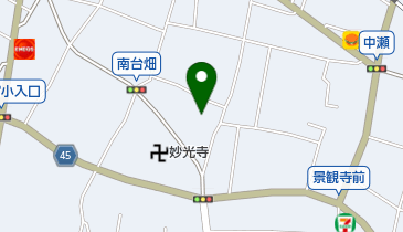 南泉寺の地図画像