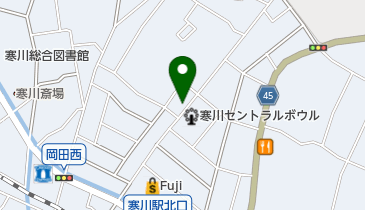 美容室ローラの地図画像