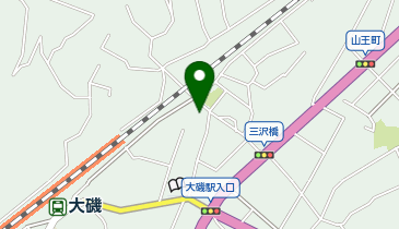 大磯町立ふれあい会館の地図画像