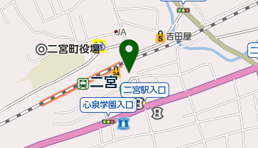 有限会社にのみやフルーツの地図画像