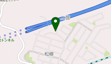 ビューティーサロンまつねの地図画像