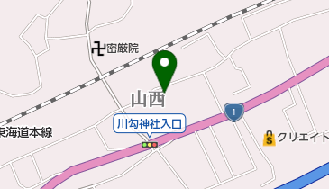 神奈川梅草株式会社西山商店の地図画像