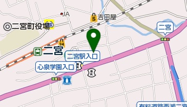 三井住友海上火災保険二宮代理店の地図画像