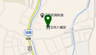 五所八幡宮の地図画像