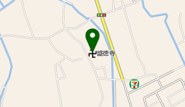 盛徳寺の地図画像