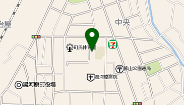 湯河原町 中央区民会館の地図画像