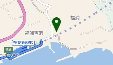 湯河原町 福浦会館の地図画像