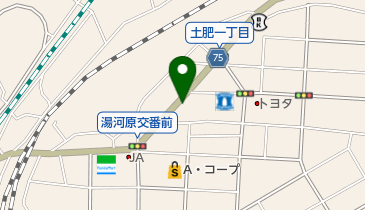 美洗館土肥店の地図画像