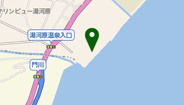 湯河原町 海浜公園の地図画像