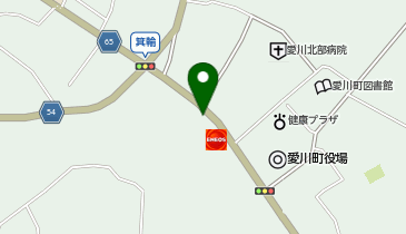 文具のたまのやの地図画像