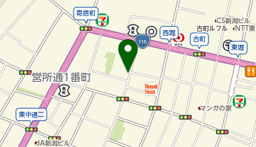 ギャラリーあらきの地図画像