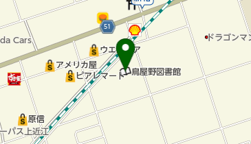 新潟市役所 鳥屋野地区公民館の地図画像