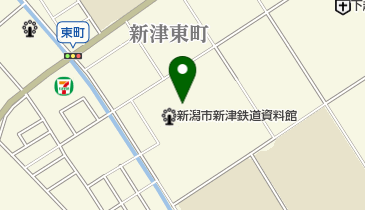 新潟市役所 新津地区公民館の地図画像