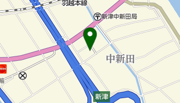中新田公民館の地図画像