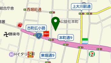 日本将棋連盟新潟王将会支部の地図画像