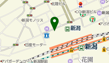 ジェイムズ英会話新潟校の地図画像