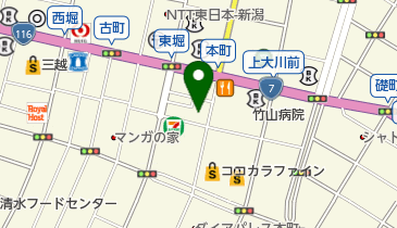 学生服のバロンハヤカワの地図画像