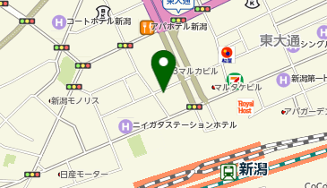 株式会社来々軒の地図画像