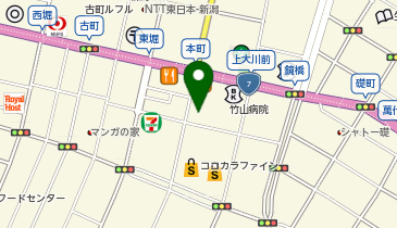 高井金物店の地図画像