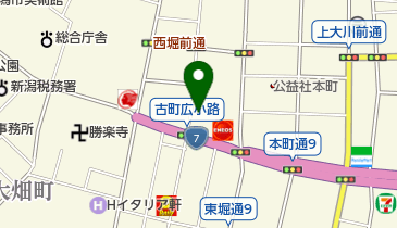 救世軍新潟小隊の地図画像
