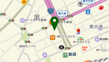 川崎設備工業株式会社新潟営業所の地図画像