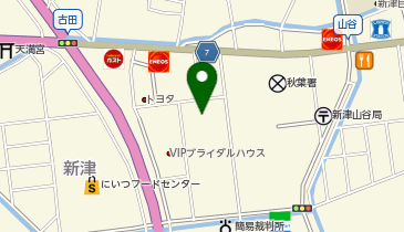 新津郷土地改良区の地図画像