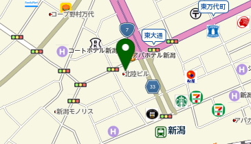 JFEスチール株式会社新潟支社の地図画像