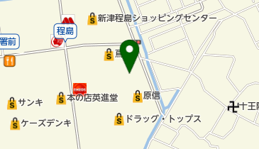 峰弥書店新津店の地図画像