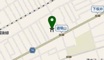 坂井神社の地図画像