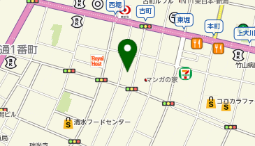 キングコング新潟店の地図画像