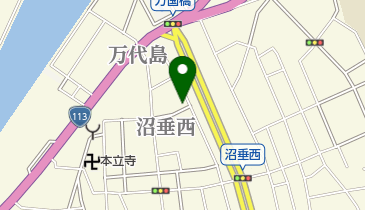 風間釣具店の地図画像